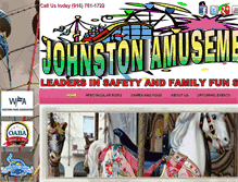 Tablet Screenshot of johnstonamusements.com